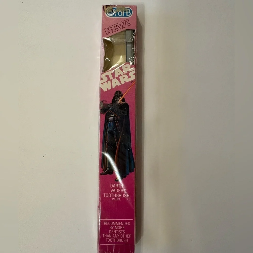 Vintage 1983 Return of the Jedi Darth Vader Oral-B toothbrush NEW